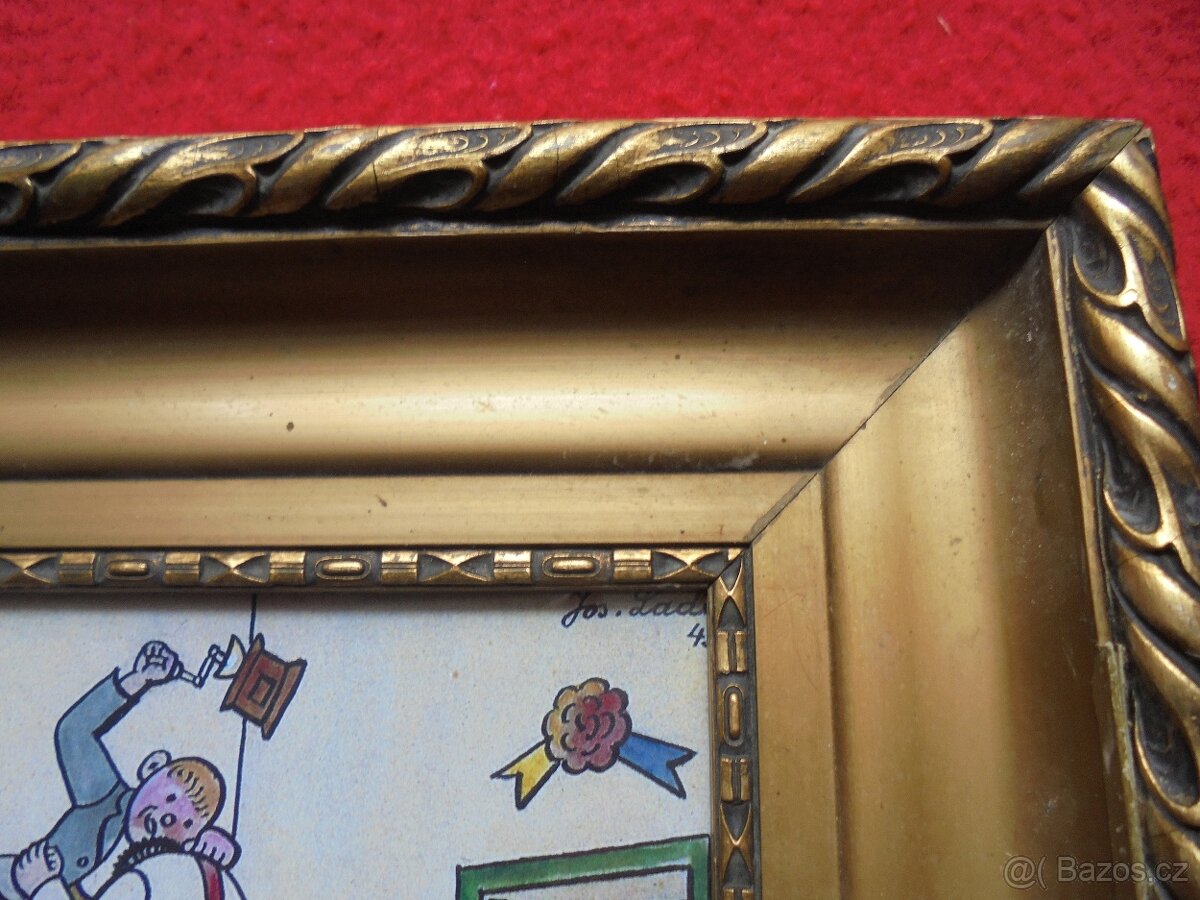 Josef Lada -1943 - Hospodská rvačka - 4