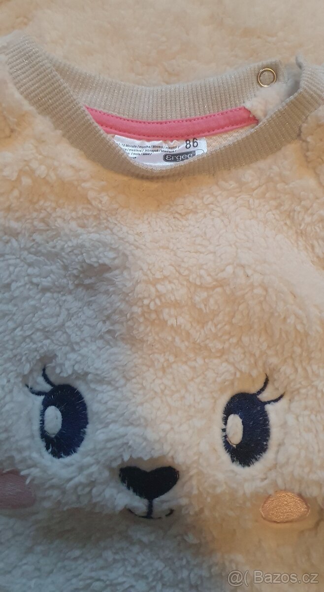 Dívčí mikiny pro dvojčata, vel. 86 - 4