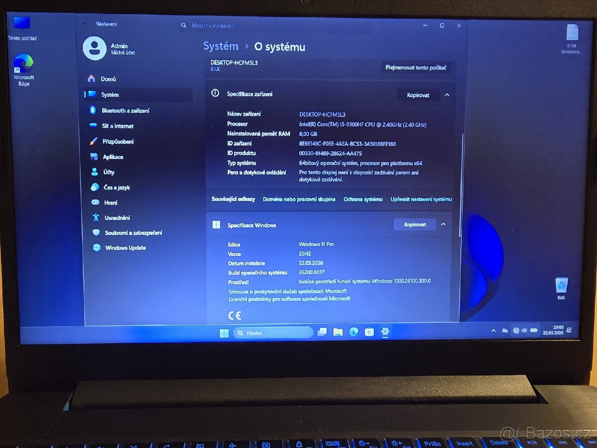 Herní Lenovo L340 Gaming – Abyss Blue - 4