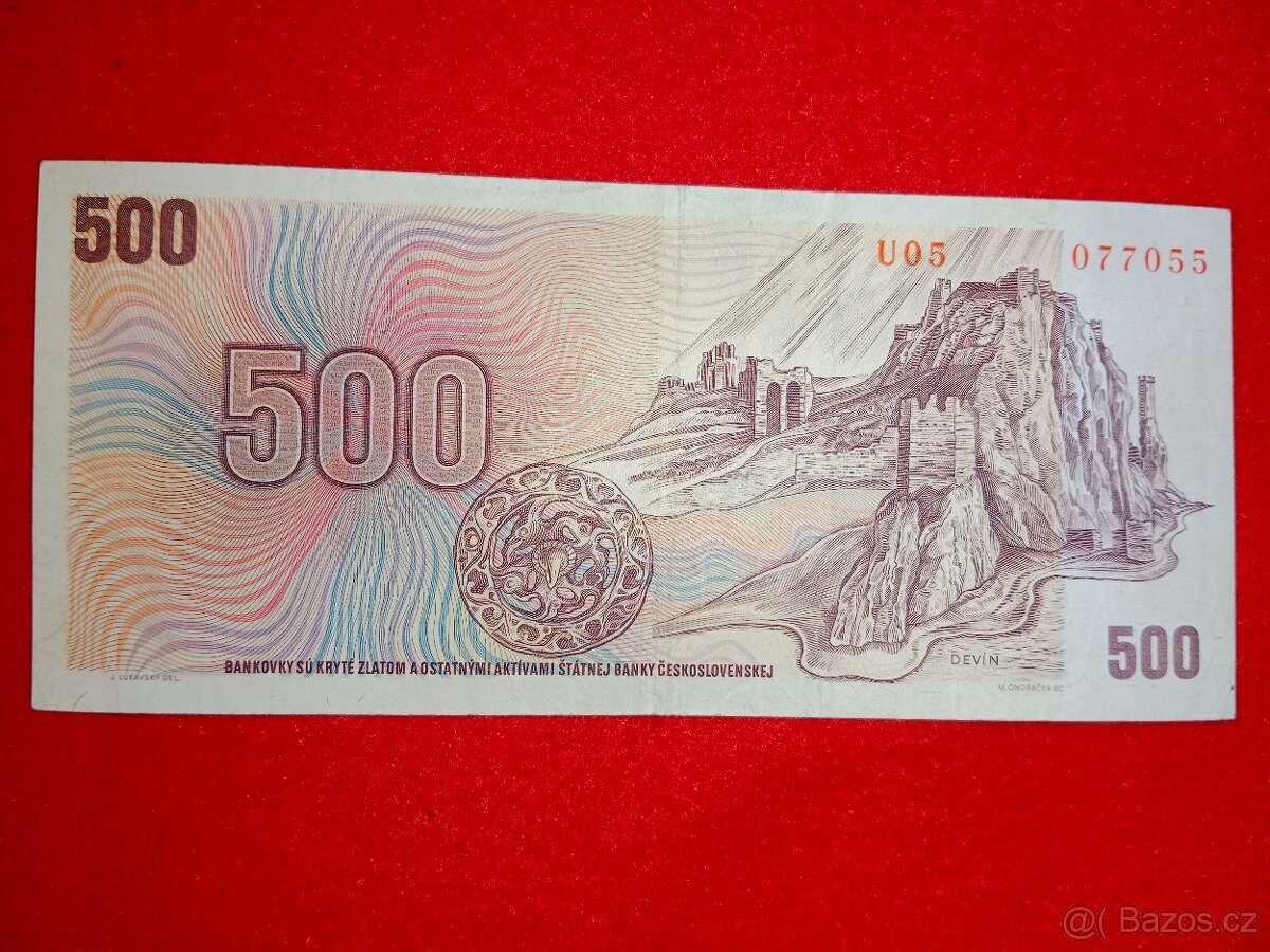 Československé bankovky 13 ks + 2 ks - celkem 15 ks - 4