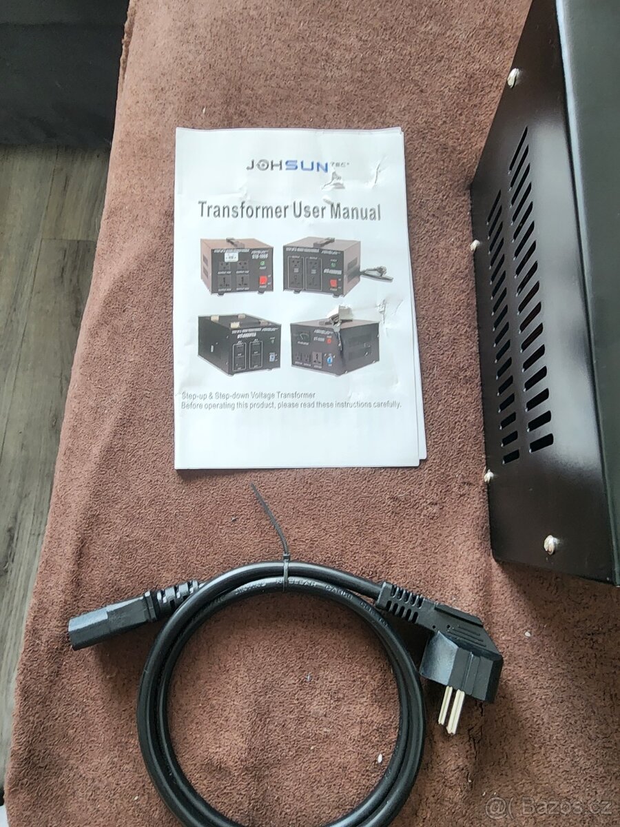 Prodám napěťový transformátor JOHNSUN STU-3000 - 4