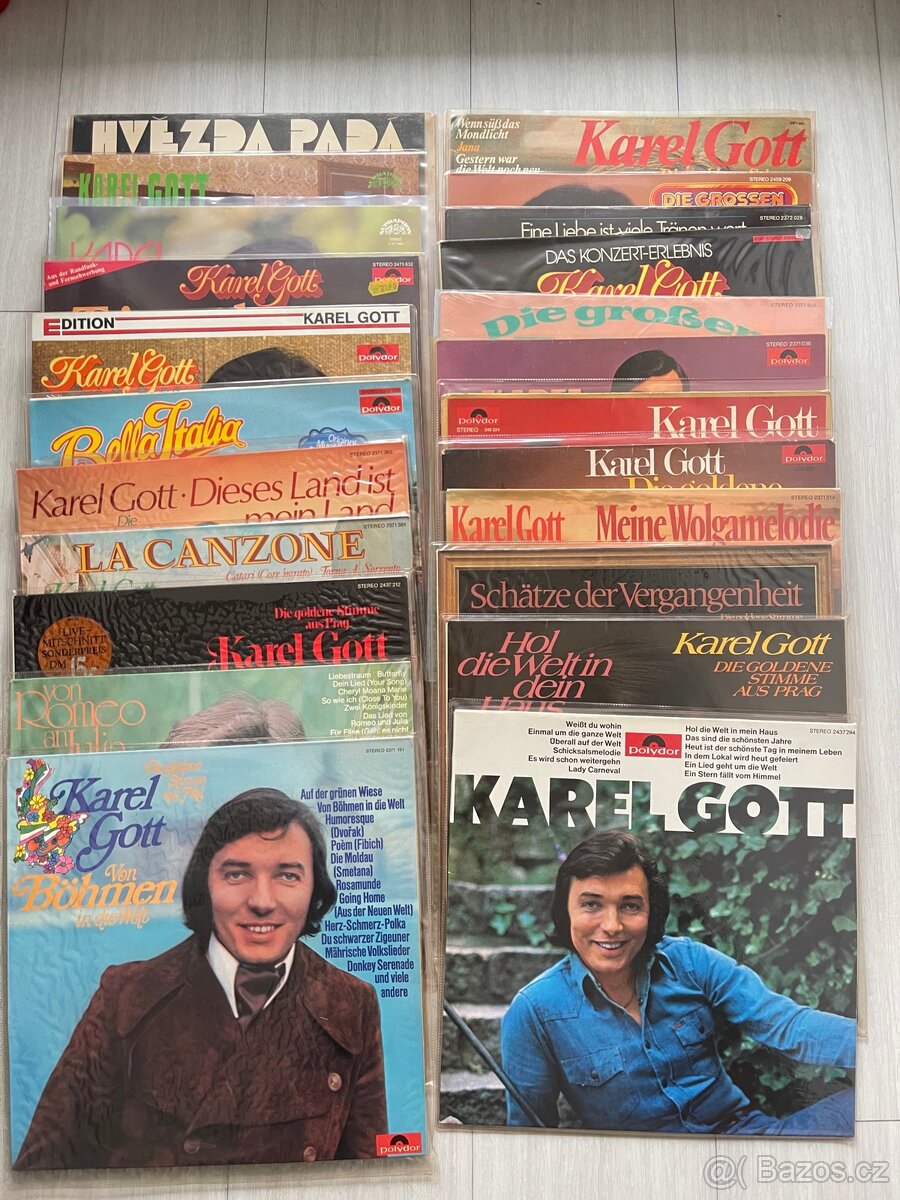 Sbírka LP a singlů Karla Gotta - 4