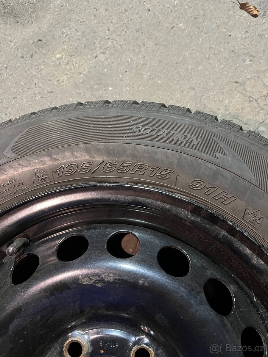 4x zimní pneu 195/65 R15 - 4