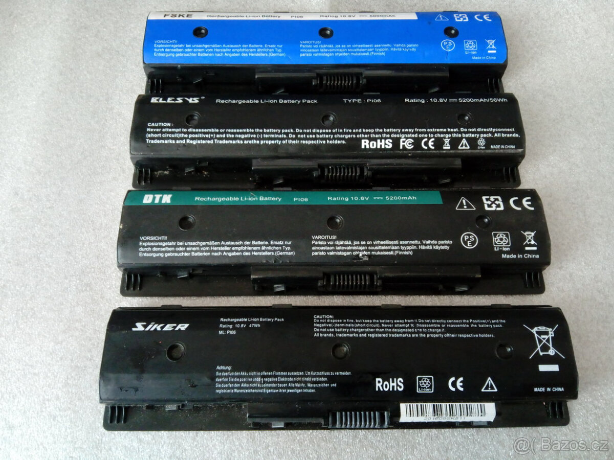 baterie PI06 pro notebooky HP řady Pavilion a Envy (2.5hod) - 4