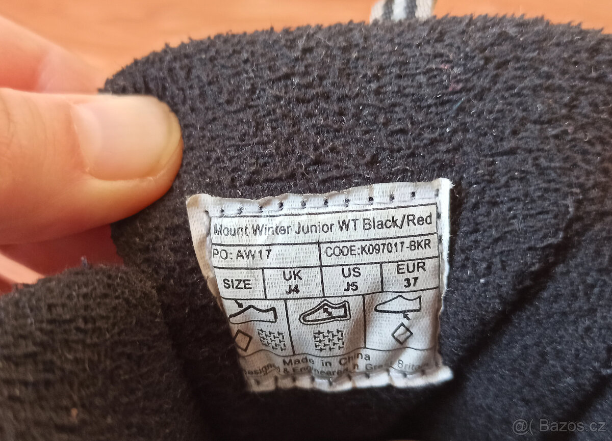 Zimní boty zn. Karrimor vel. 37,stélka 22 - 4