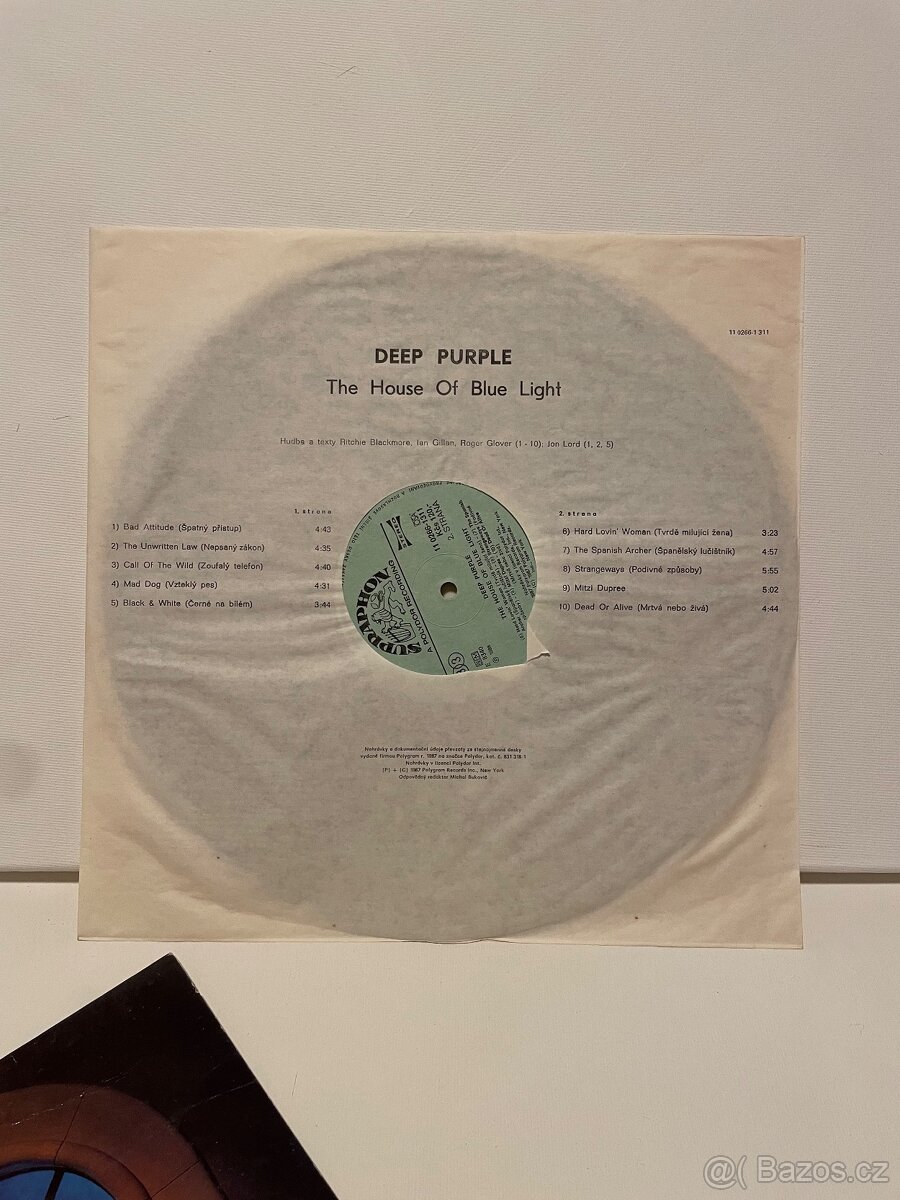 DEEP PURPLE / The House of Blue Light LP - 4