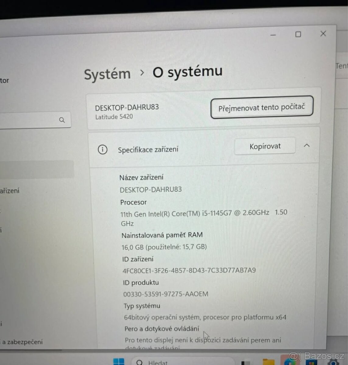 Notebook Dell Latitude 5420 - 4