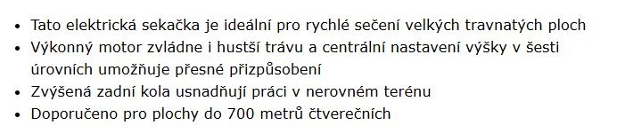 Prodám elektrickou sekačku - 4