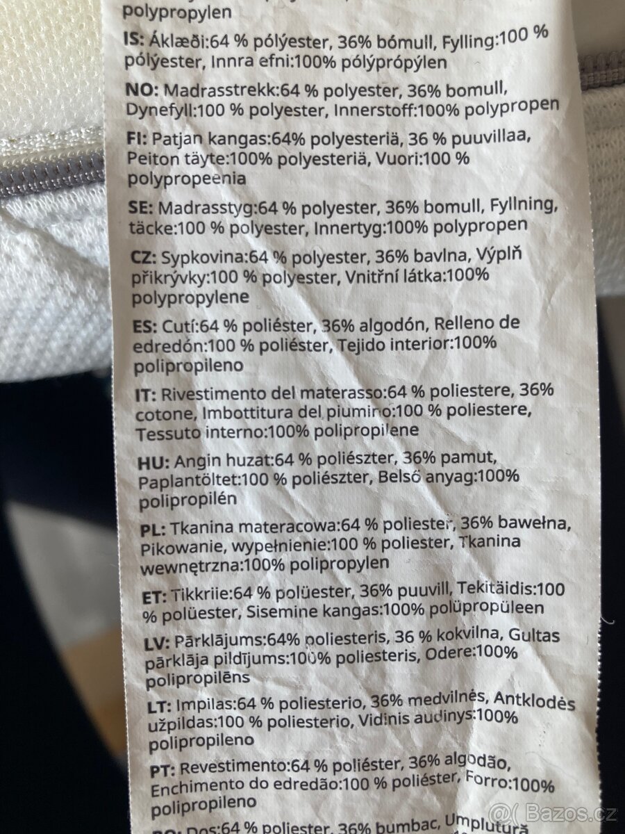 Matrace do dětské postýlky SKÖNAST IKEA - 4