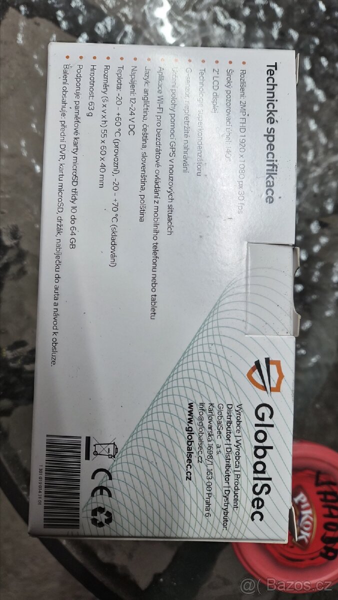 Digitální kamera bp 3.1, full hd do auta - 4