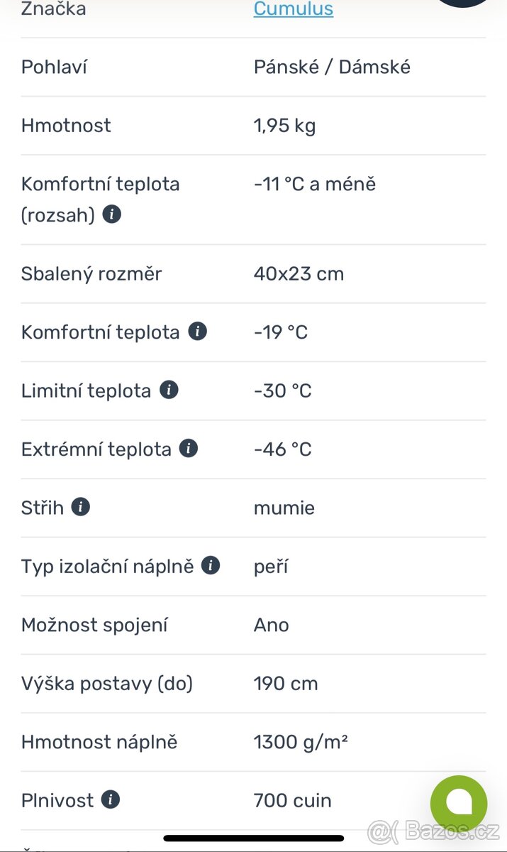Péřový spacák - 4