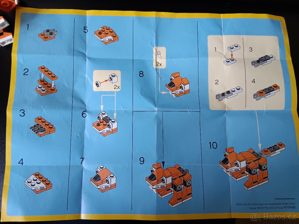 Lego Creator. Tygr - 4