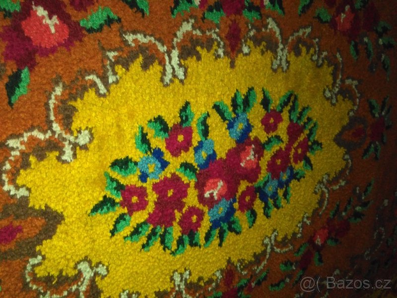 ručně háčkovaný velký koberec - 4