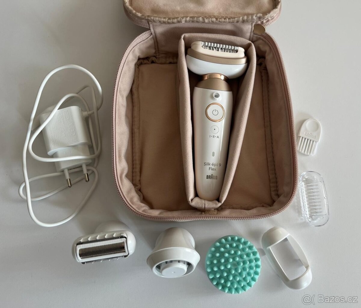 Braun Silk·épil 9 Flex 9-071 3D, Bílý/Zlatý - 4