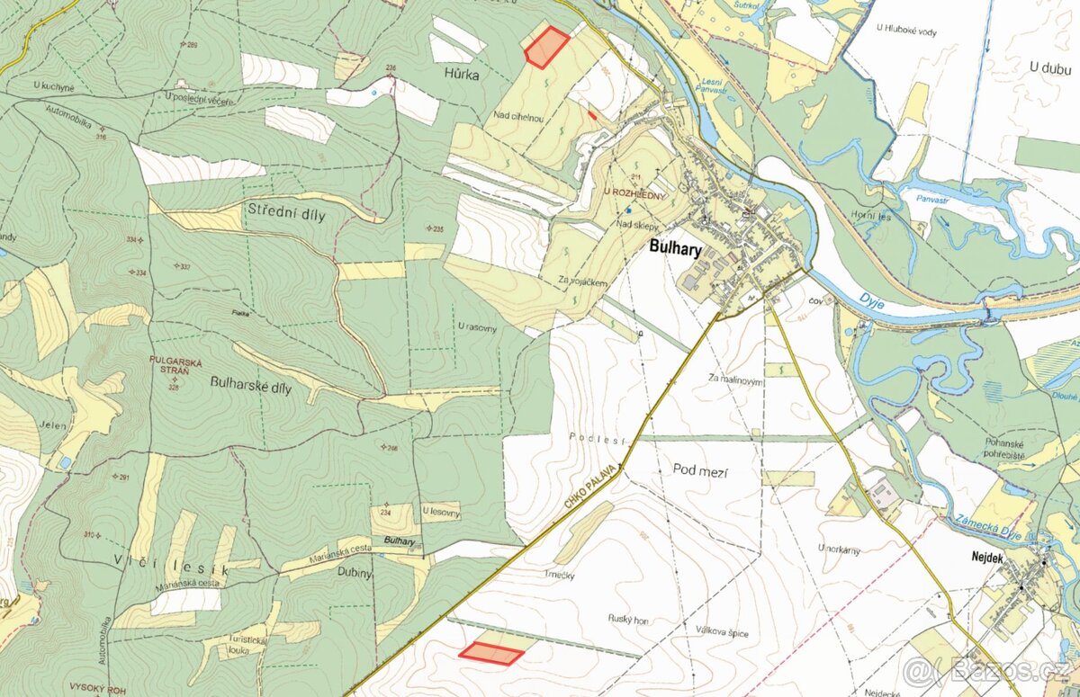 Sady, vinice, prodej, Bulhary, Břeclav - 4