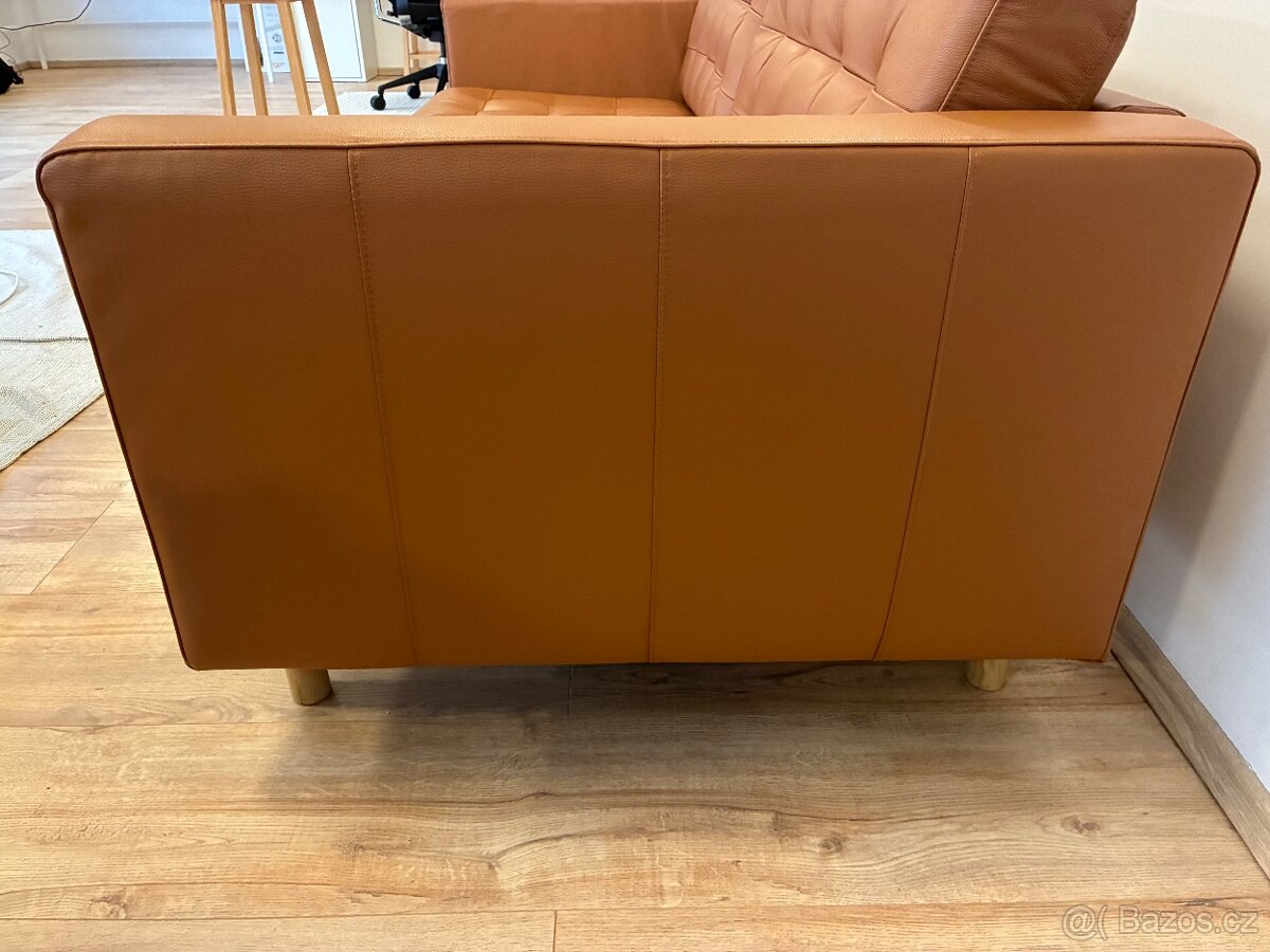 Pohovka kožená 3 místná - 4