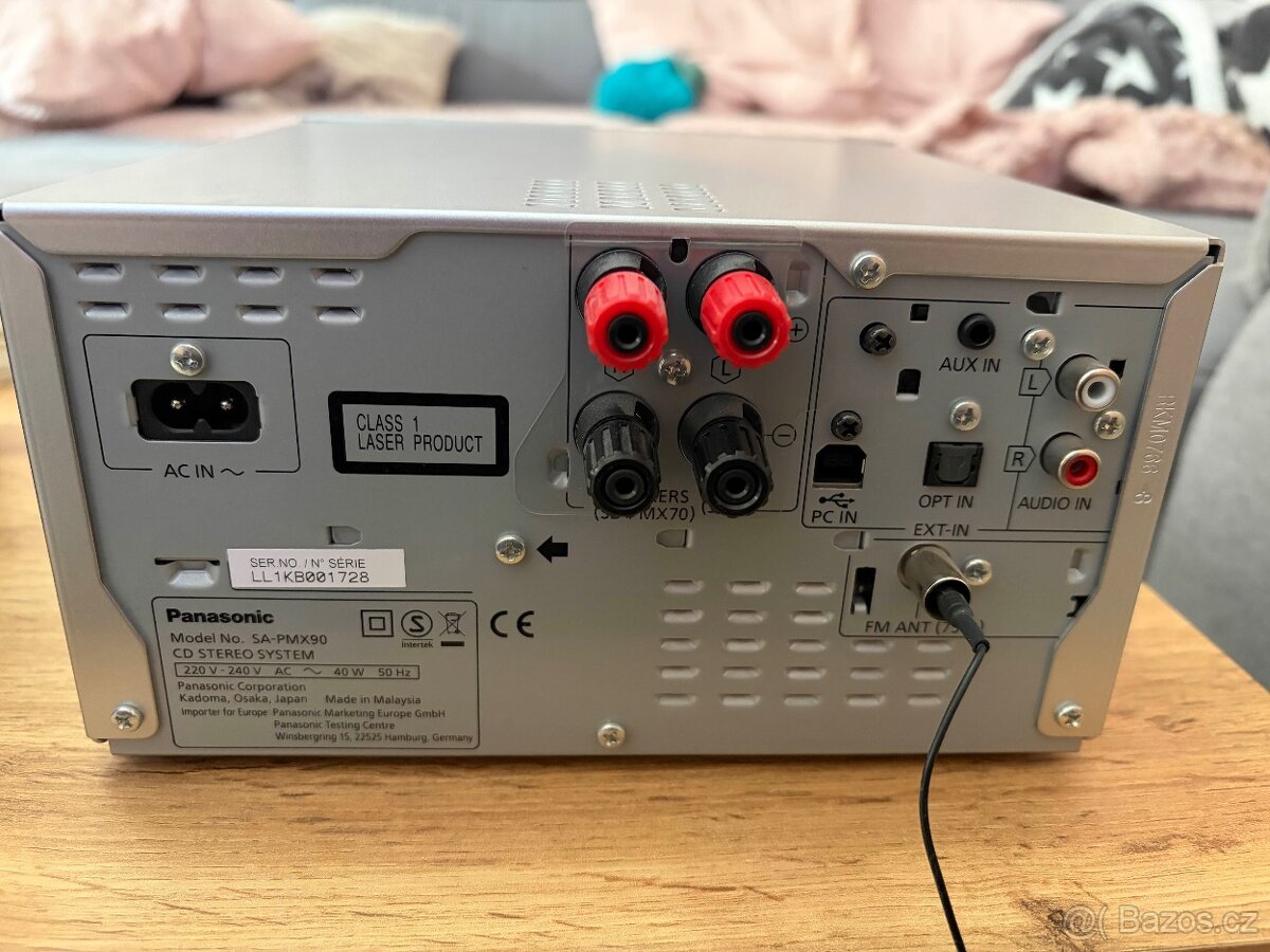 Mikrosystém Panasonic SA-PMX90 - 4