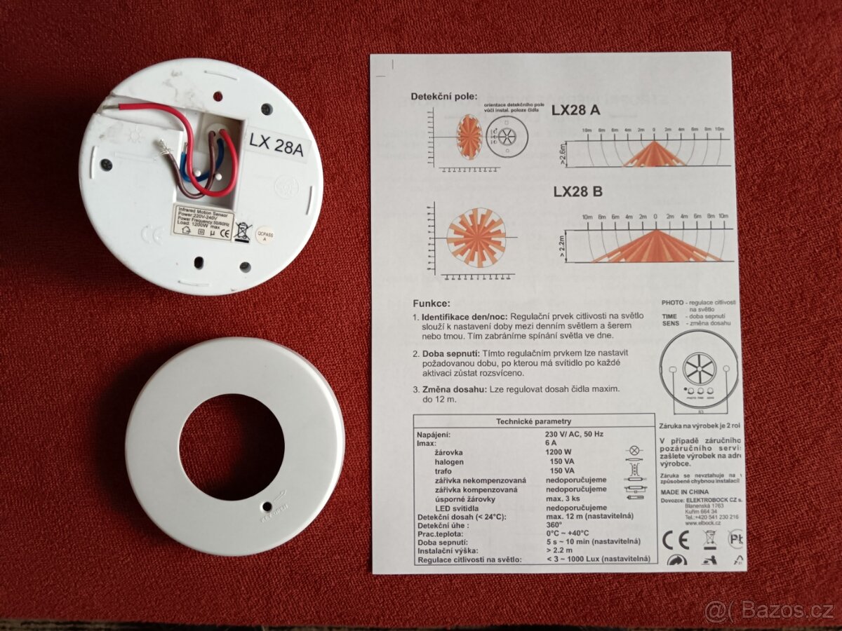 Stropní pohybová čidla - 4