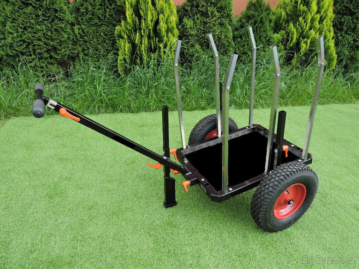 Multifunkční dvoukolový vozík s odvíječem na pletivo - 4