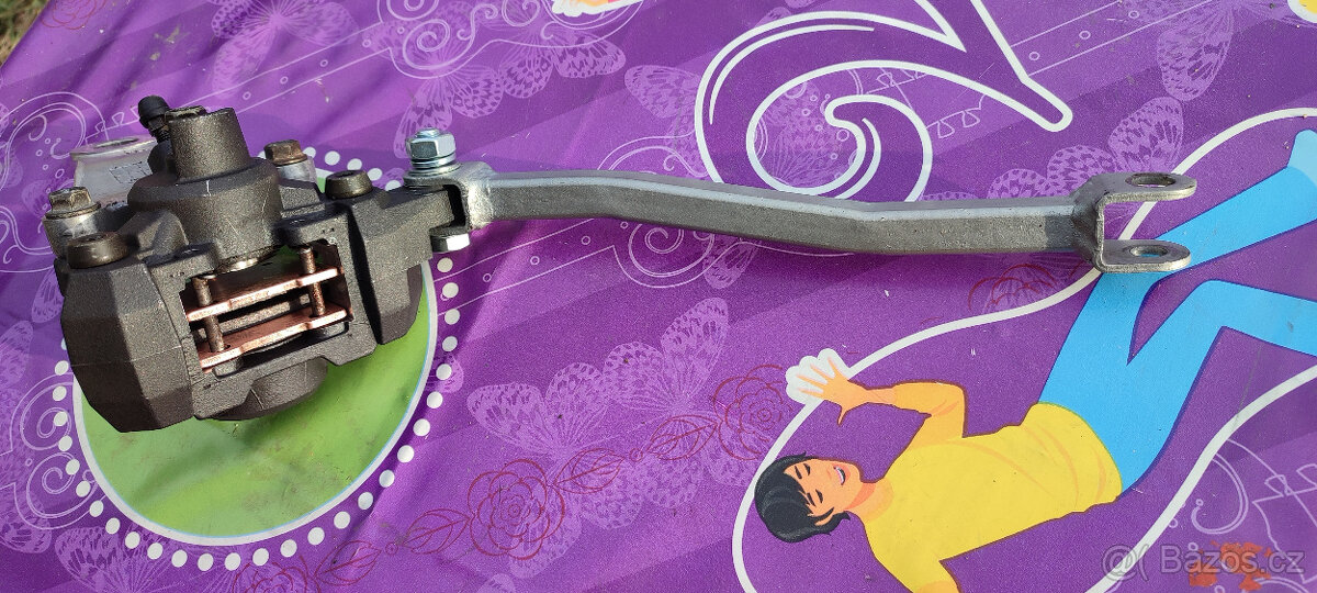 Suzuki SV 650N/S (1999- 2002) Třmen zadní + unašeč a držák - 4