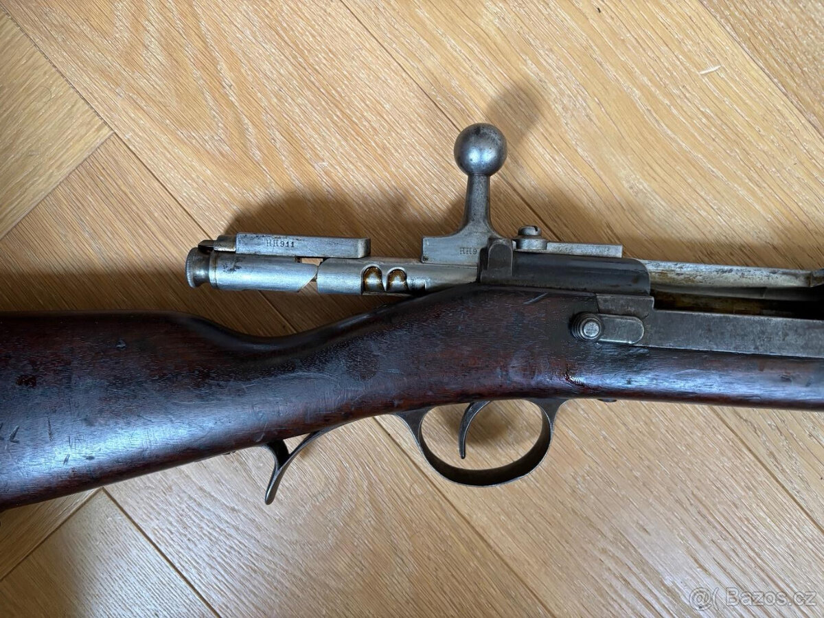 RU puška Steyr M1886 Kropatschek koloniální - 4