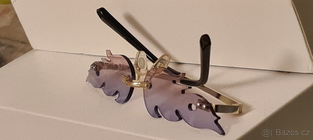 545 - Bezrámečkové sluneční brýle - plameny - 4