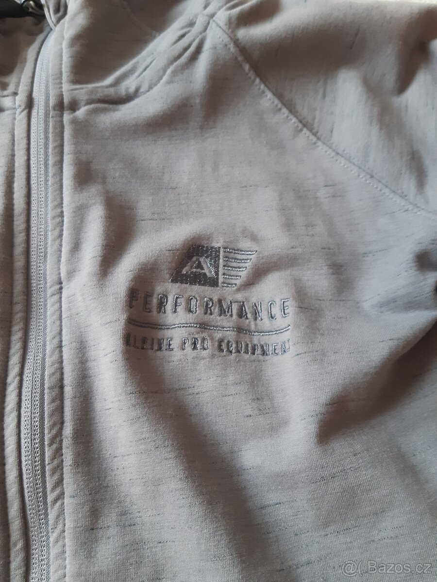 Dámská bavlněná mikina na zip s kapucí Alpine Pro vel. S - 4