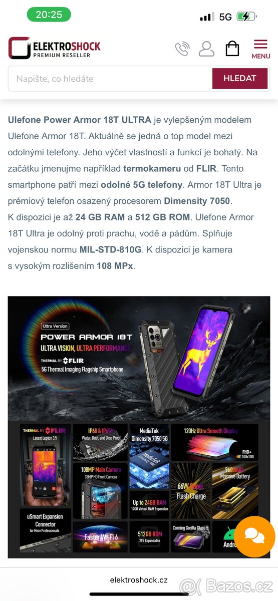 Ulefone Power Armor 18T TOP stav - 4