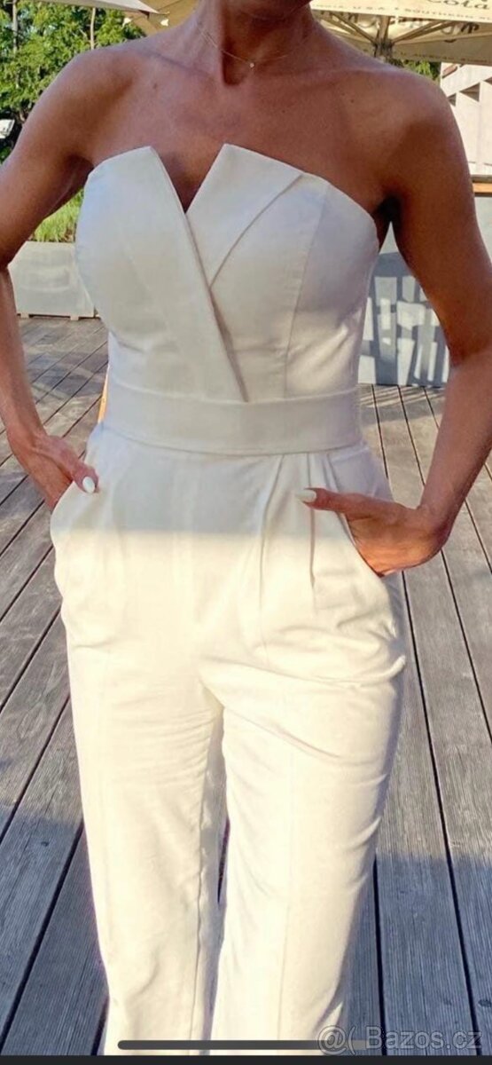 Prodám svatební/společenský overal včetně obuvi - 4