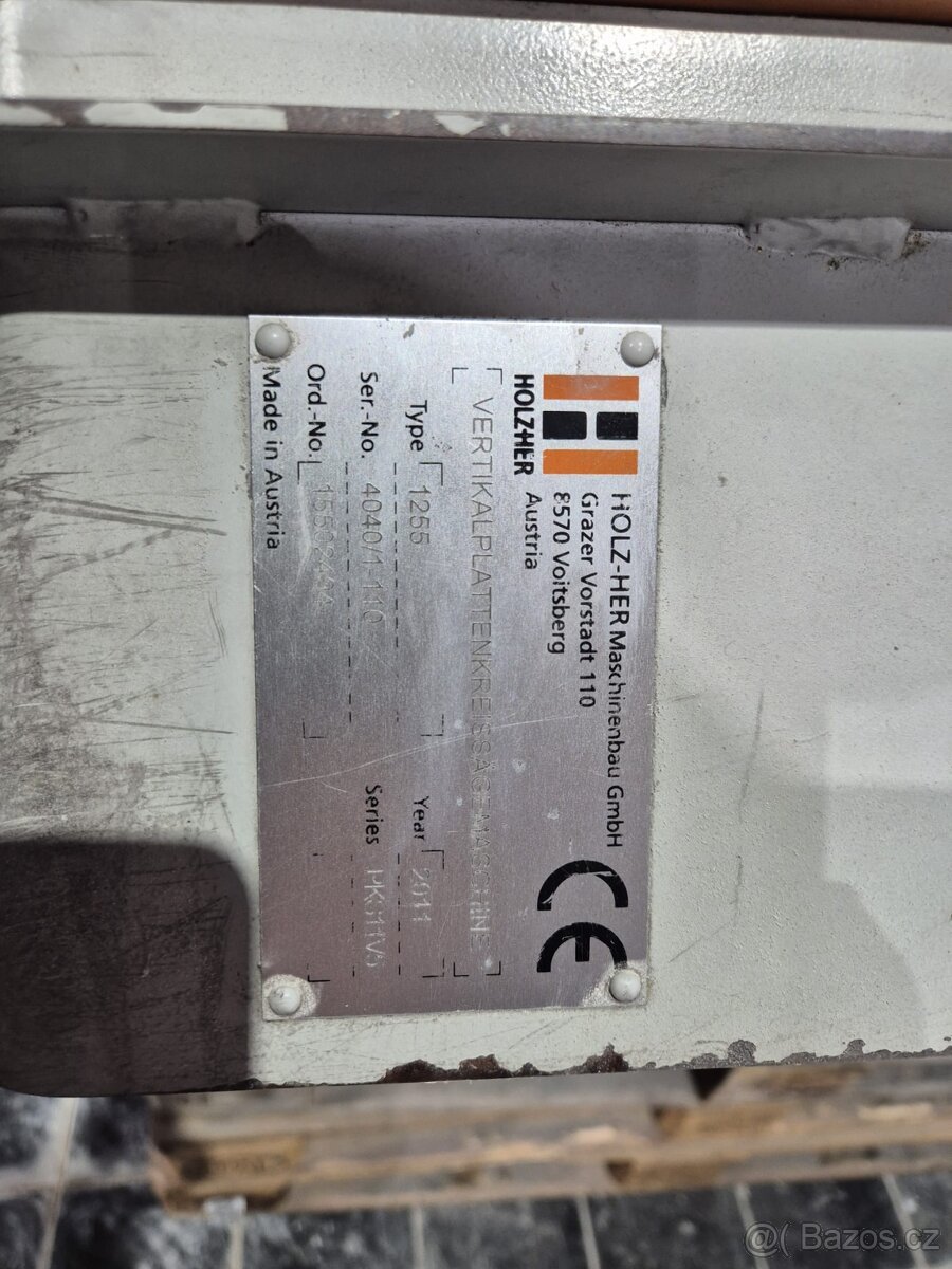 Vertikální pila HOLZ-HER, Type 1255 - 4