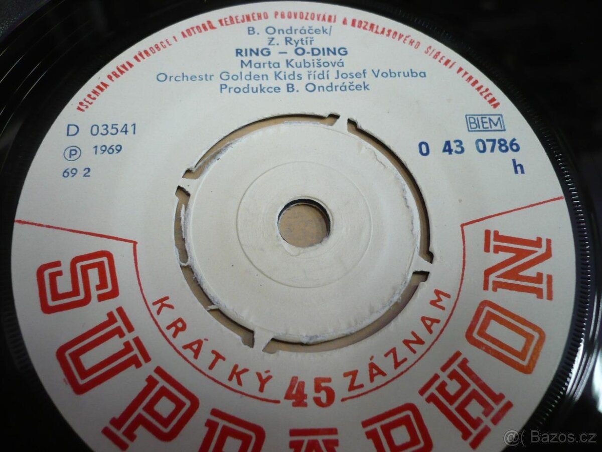 Marta Kubišová – Ring - O-Ding / Mama (SP) - 4