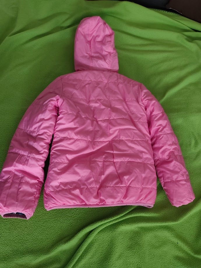 Dívčí oboustanná přechodová bunda vel. 134 - 4