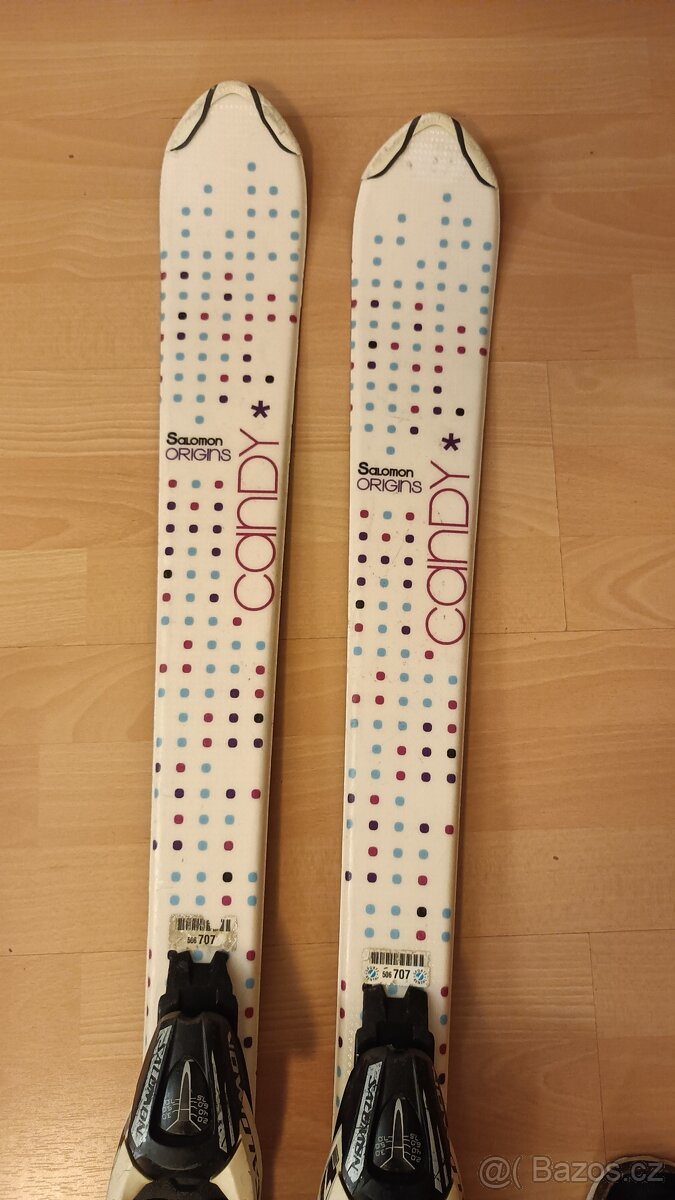 Dívčí lyže 140cm a lyžáky - 4