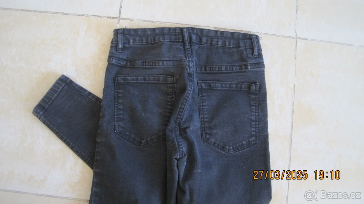 Dámské, dívčí džíny vel. XS, vel. 158/164 - 4