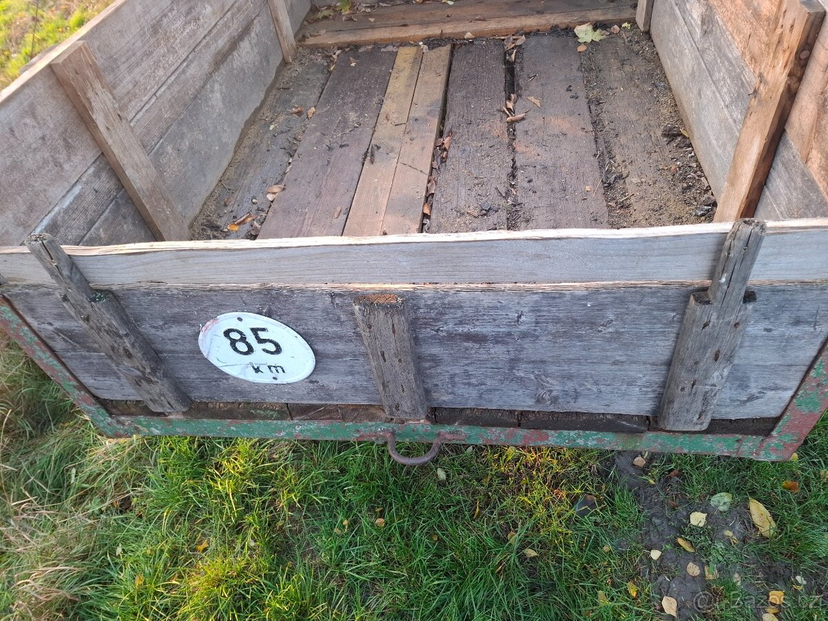 Vozík, vlek za motorobot pf 62, traktor - 4