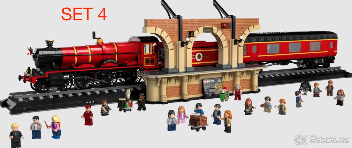 Harry Potter stavebnice 5 + figúrky - typ lego - nové - 4