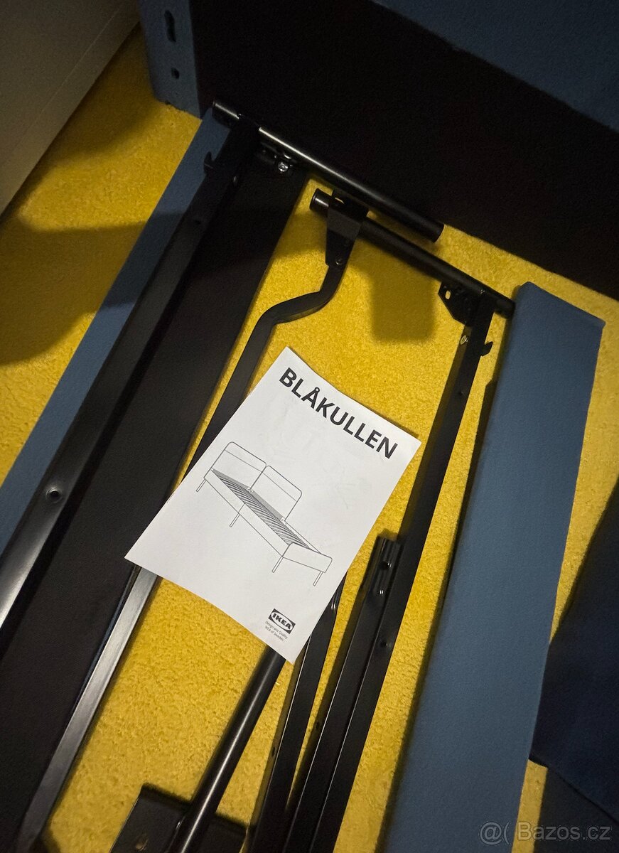 Pohovka/ postel IKEA BLÅKULLEN + matrace 90 x 200 cm - 4