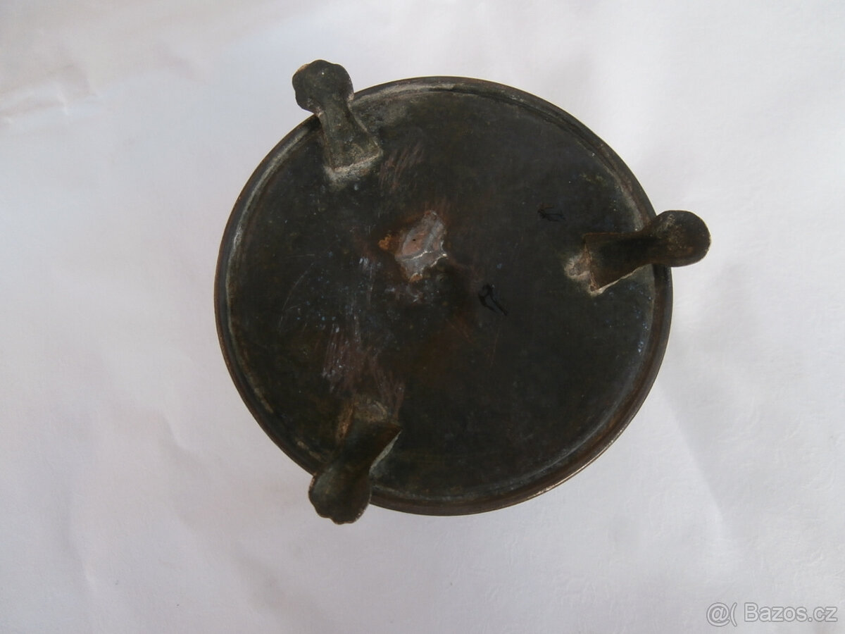 Starožitný pohár, váza, nádoba za 500 kč včetně zaslání - 4