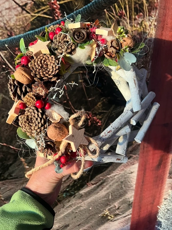 Vánoční věnec na dveře na prodej - 4