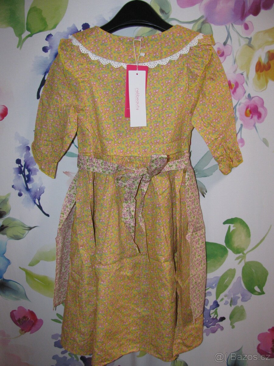 Karnevalový kostým, 3 dílný Děvče z prerije apod. vel.122 - 4