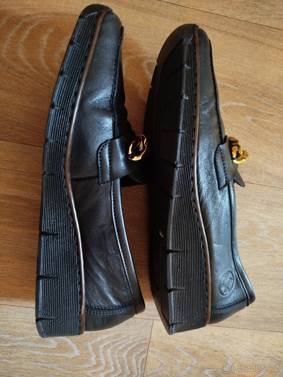 Kožené mokasíny Rieker, vel. 42 - 4