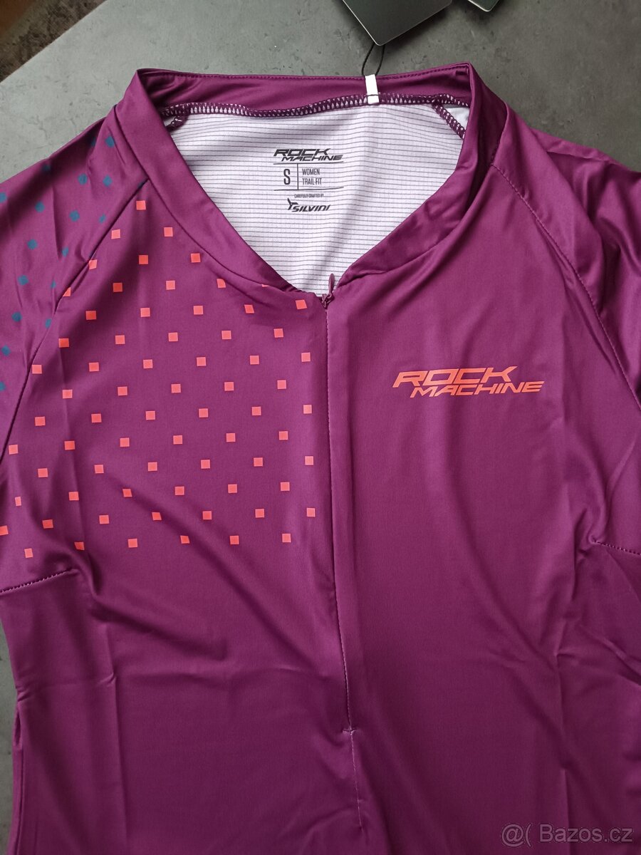 Dres rock Machine wmn trail fialový vel.S - 4