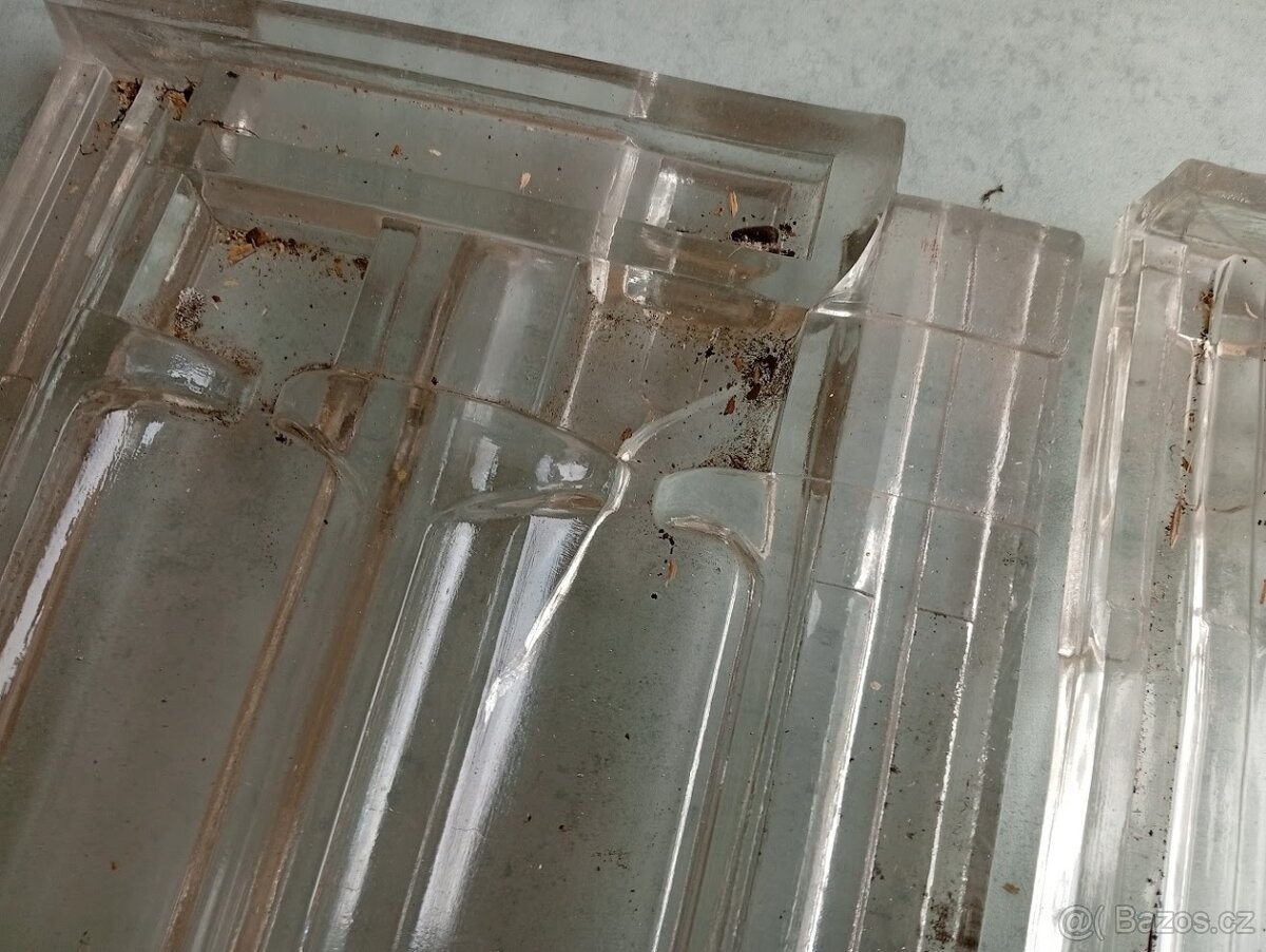 Skleněné prosvětlovací střešní tašky - typ Kohn - 4