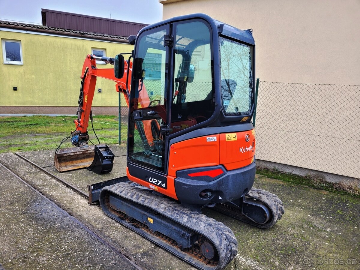 minibagr Kubota U27-4 - 4