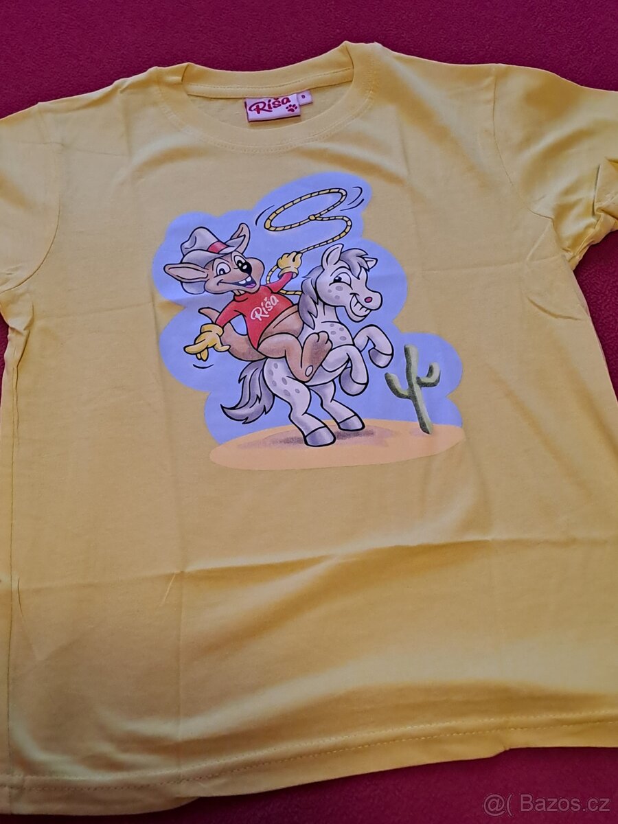 Nové trička Ríša vel.122-128 - 4