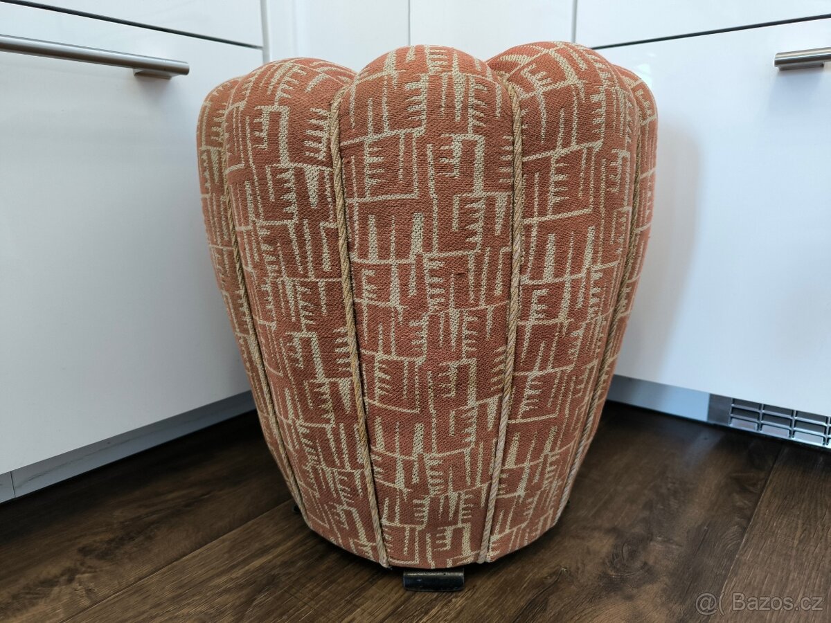 Art Deco taburet "Tulipán" - Jindřich Halabala - 4