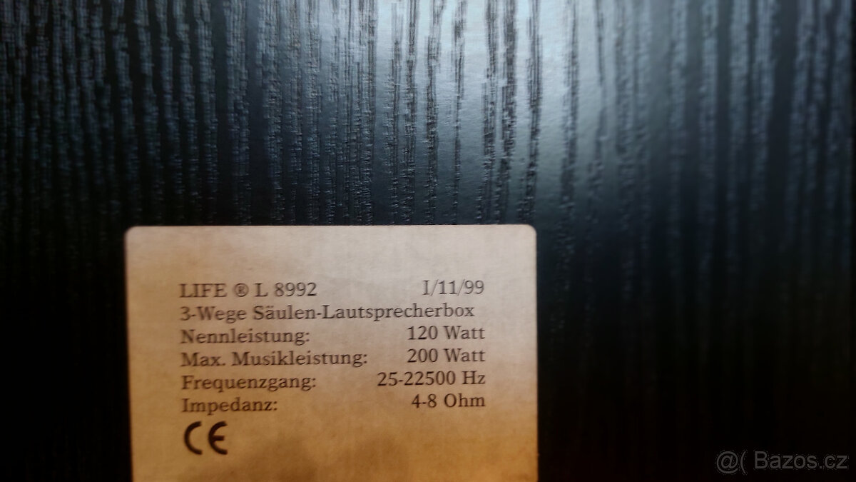 3-pásmové reprobedny Life L 8992 - 4