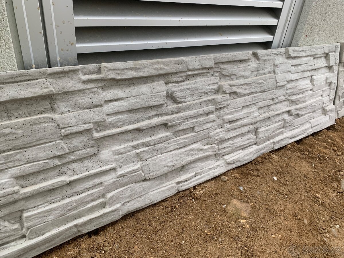 Betonová plotová deska II. Jakost - 4