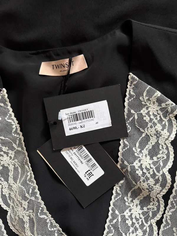 Luxusní šaty zn Twinset Milano vel L, nové - 4