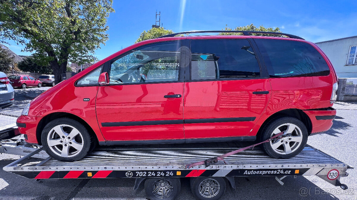 Vůz na náhradní díly VW Sharan 7M 2007 BRT JBN LY3D - 4